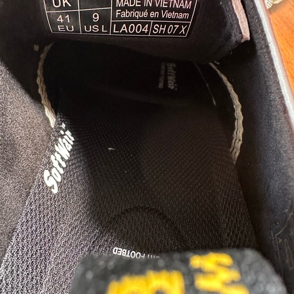 Dr Martens Women Shoes Oxfords lace up Leather Light Beige - Picture 5 of 12